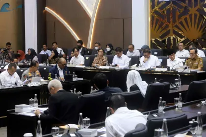 Berita Foto : Raker Baleg DPR dengan Pemerintah