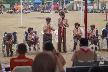 Perkemahan Pramuka berkebutuhan khusus