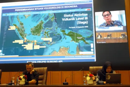 Berita Foto : Langkah Mitigasi untuk Menghadapi Erupsi Gunung Berapi