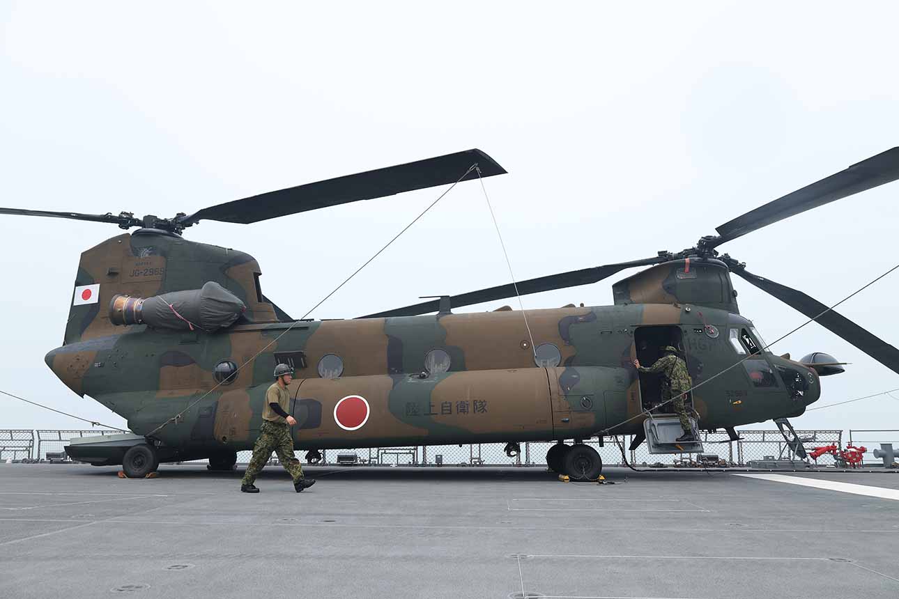 Foto: Jepang Kirim Chinook Bantu Atasi Karhutla Kalbar