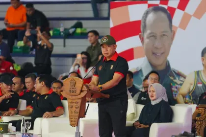 Panglima TNI: Olahraga Bentuk Karakter dan Semangat Pantang Menyerah.