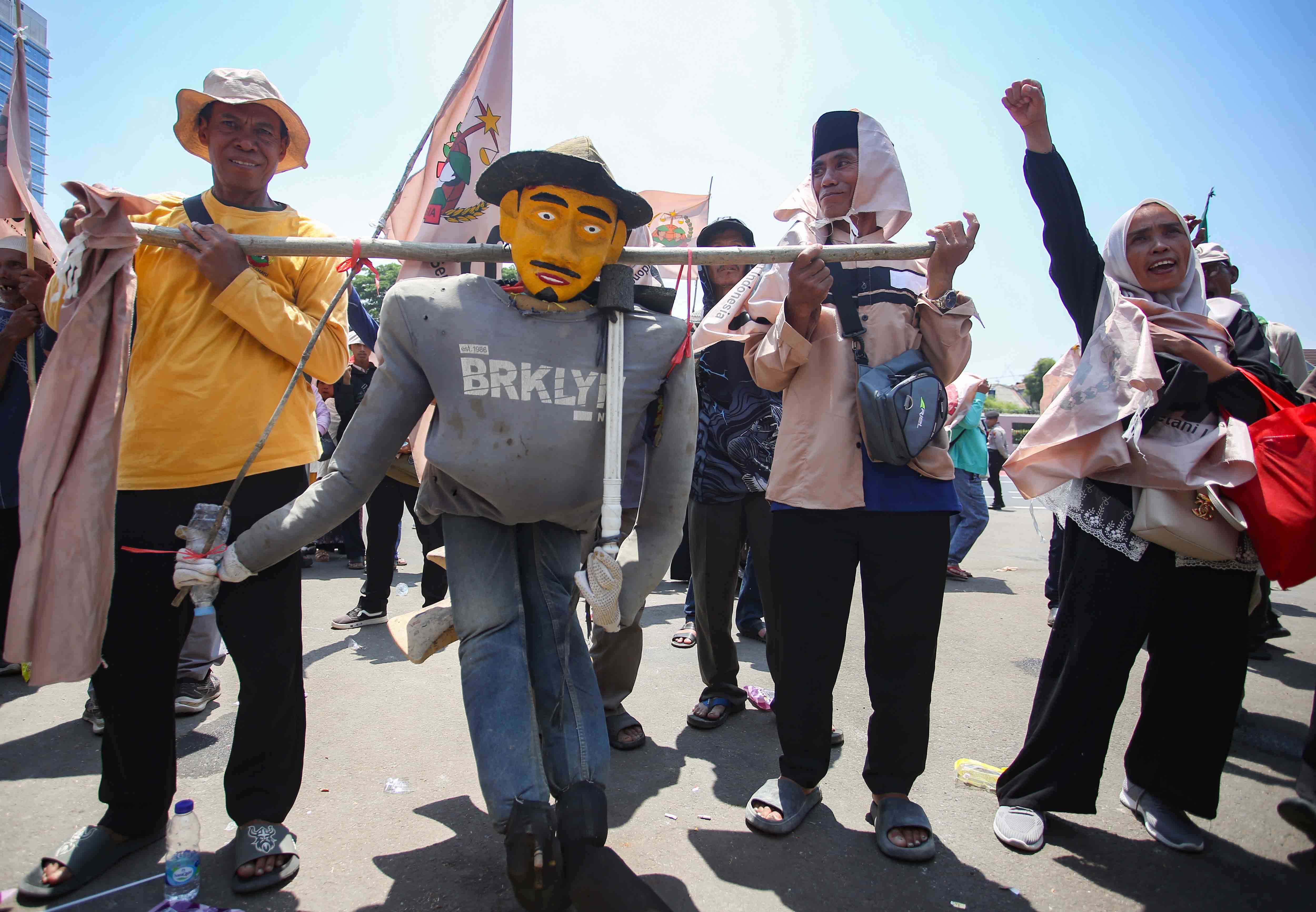 Foto: Aksi Damai Digelar Serikat Petani Indonesia