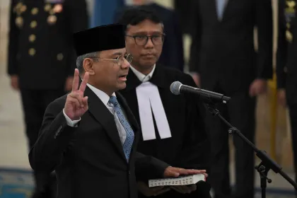 Berita Foto : Reshuffle Kabinet, Suahasil Nazara Gantikan Purbaya sebagai Menkeu