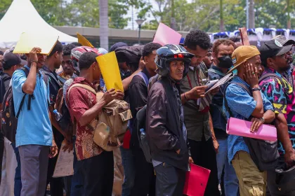 Berita Foto : Bursa kerja untuk tekan angka pengangguran Papua Barat