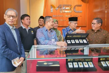 Berita Foto : Perkuat Ekosistem Emas Syariah, Bank BSN Buka Akses Investasi