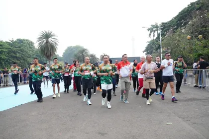 15.965 Pelari Padati Monas, TNI Run 2026 Semarakkan HUT ke-81 TNI.