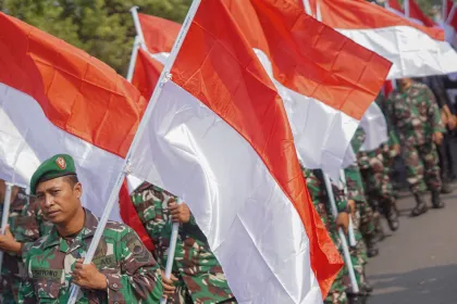 Kirab Merah Putih peringatan Maulid Nabi Muhammad