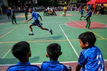 Berita Foto : Kejuaraan hadang tingkat pelajar