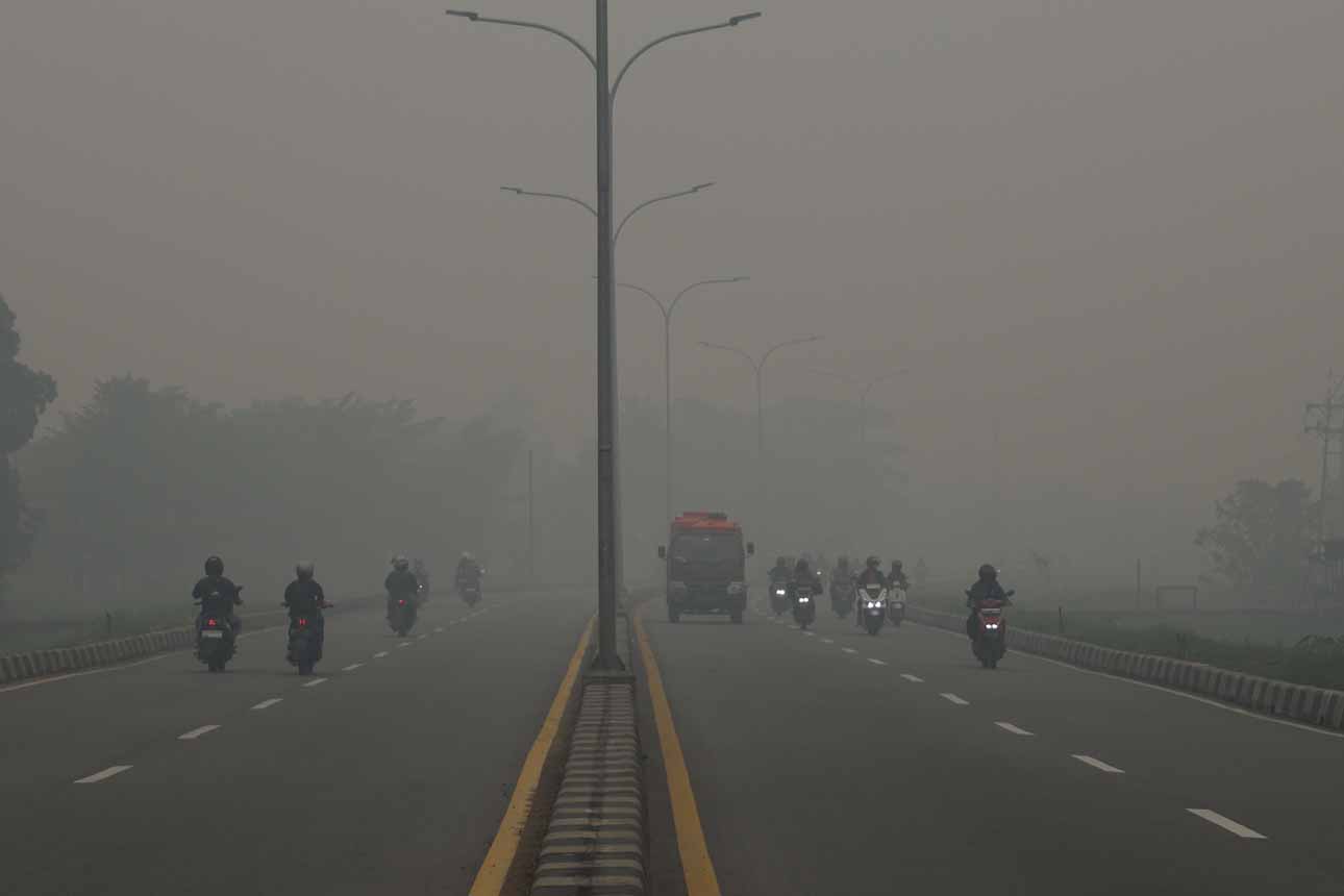 Foto: Kualitas Udara Pontianak Capai Level Sangat Berbahaya