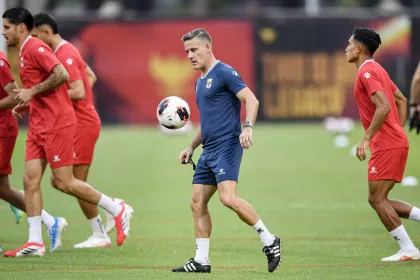Timnas Indonesia Gelar Latihan Jelang Hadapi Malaysia di SUGBK