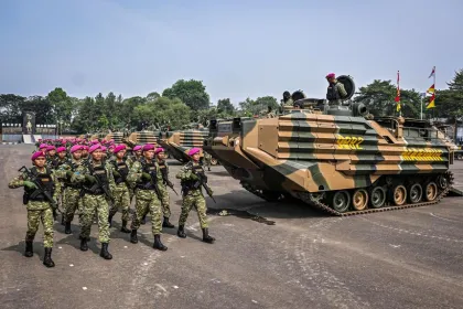 Modernisasi Alutsista Korps Marinir melalui Penyerahan 12 Ranpur Amfibi AAV M-35