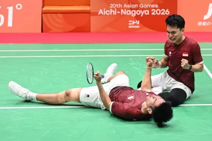 Tumbangkan Wakil China, Leo/Daniel Sabet Emas Asian Games 2026