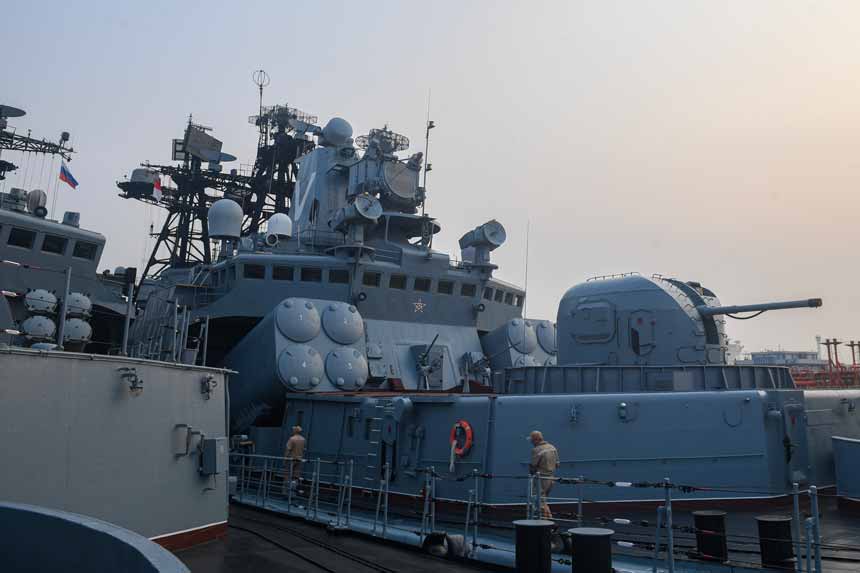 Foto: Kapal Perang Rusia Kunjungi Jakarta, Perkuat Kerja Sama Maritim
