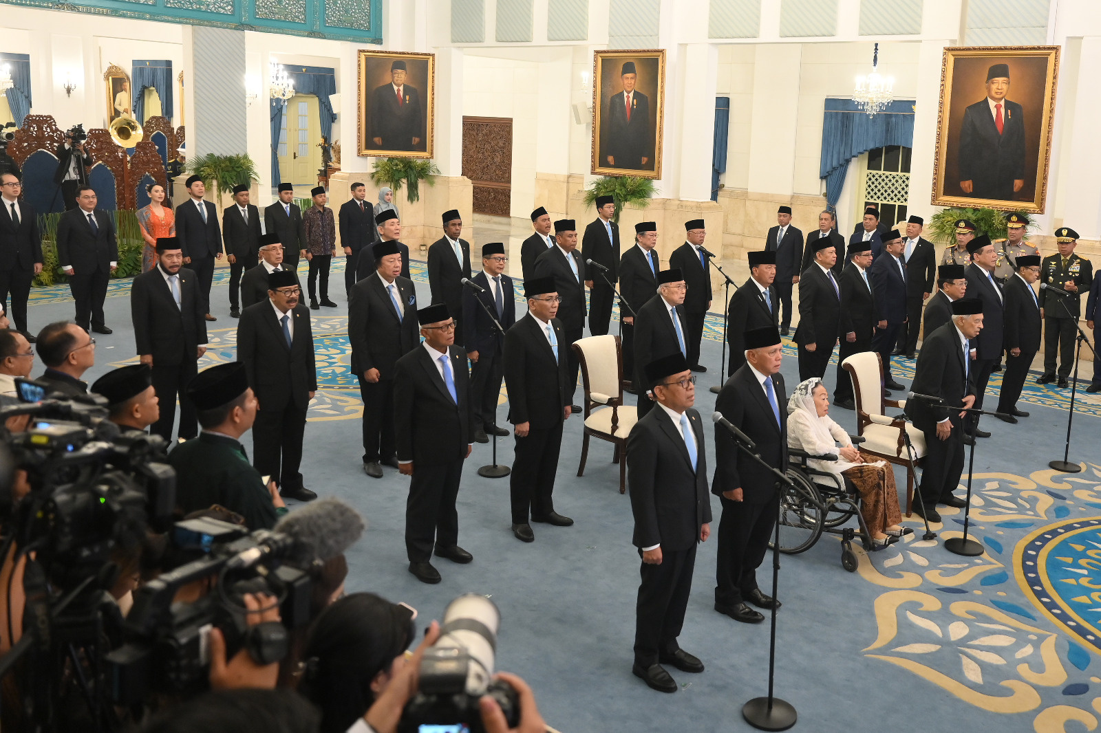 Foto: Presiden Prabowo lantik Wantimpres di Istana Negara