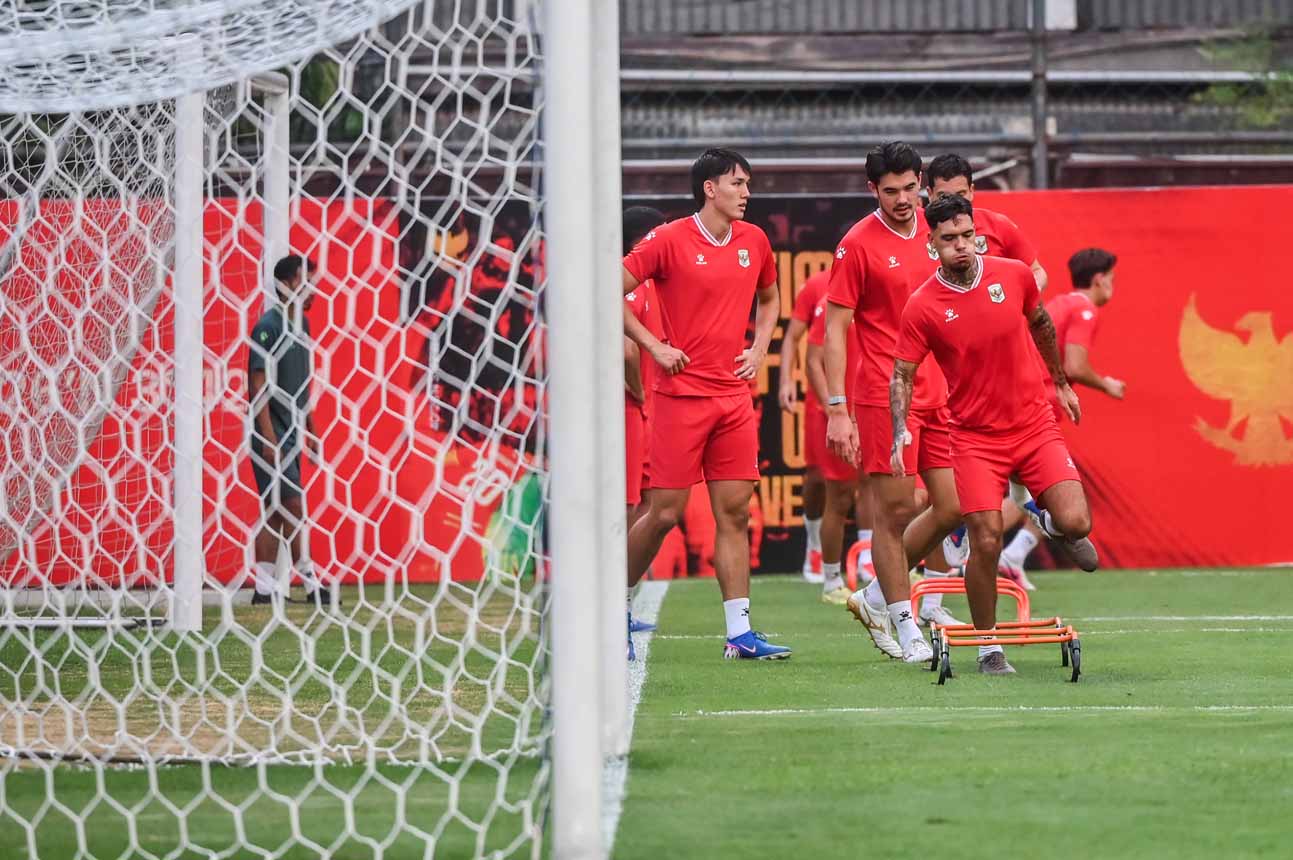 Berita Foto : Timnas Indonesia Matangkan Persiapan Hadapi Thailand di Final FIFA ASEAN Cup 2026