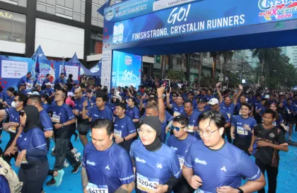 Berita Foto : Crystalin RunXperience 2026 Libatkan 9.500 Pelari mengusung semangat #MoreThanARace