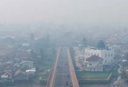 Kualitas Udara Palembang Berada di Level Berbahaya