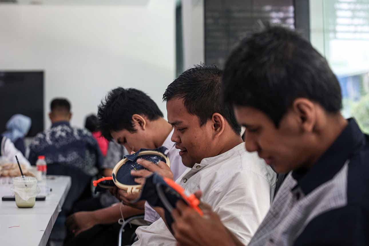 Berita Foto : Peningkatan Keterampilan Kerja bagi Penyandang Disabilitas