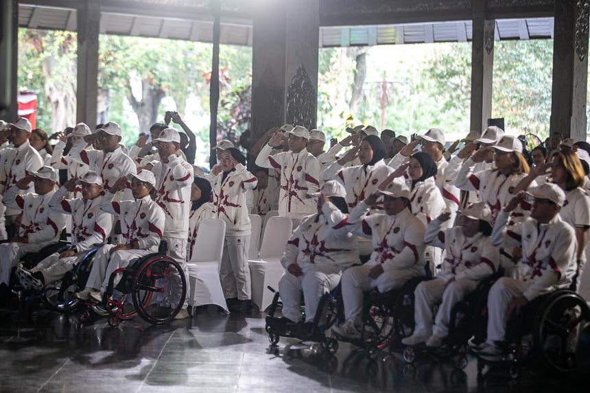 Berita Foto : Pelepasan Kontingen Merah Putih ke Asian Para Games 2026