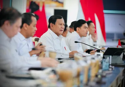 Panglima TNI Hadiri Sidang Kabinet Paripurna di Istana Negara.