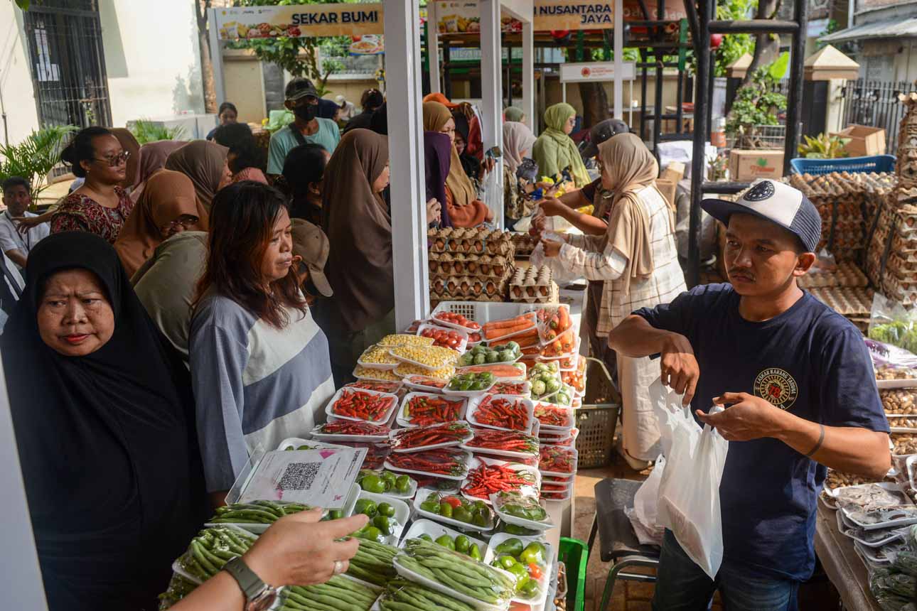 Foto: Pasar pangan murah menjangkau warga Jakarta