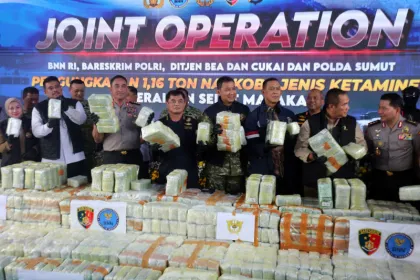 Pengungkapan Narkotika Ketamin dalam Jumlah Besar di Medan