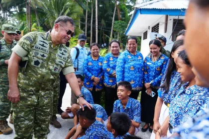Wapang TNI Tinjau Perbatasan dan Pembangunan Infrastruktur di Miangas.