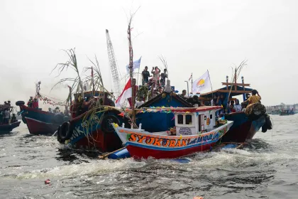 Tradisi nadran nelayan Cilincing Jakarta