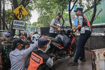 Penertiban parkir liar di Jakarta