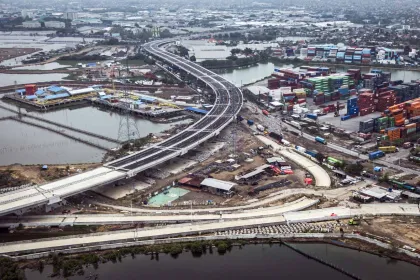 Capaian Pembangunan Jalan Tol Semarang–Demak Seksi 1