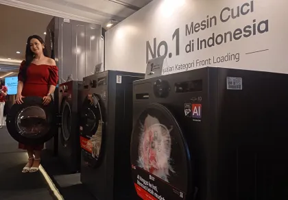 Berita Foto : LG Kukuhkan Posisi sebagai Pemimpin Pasar Mesin Cuci Front Loading 2026