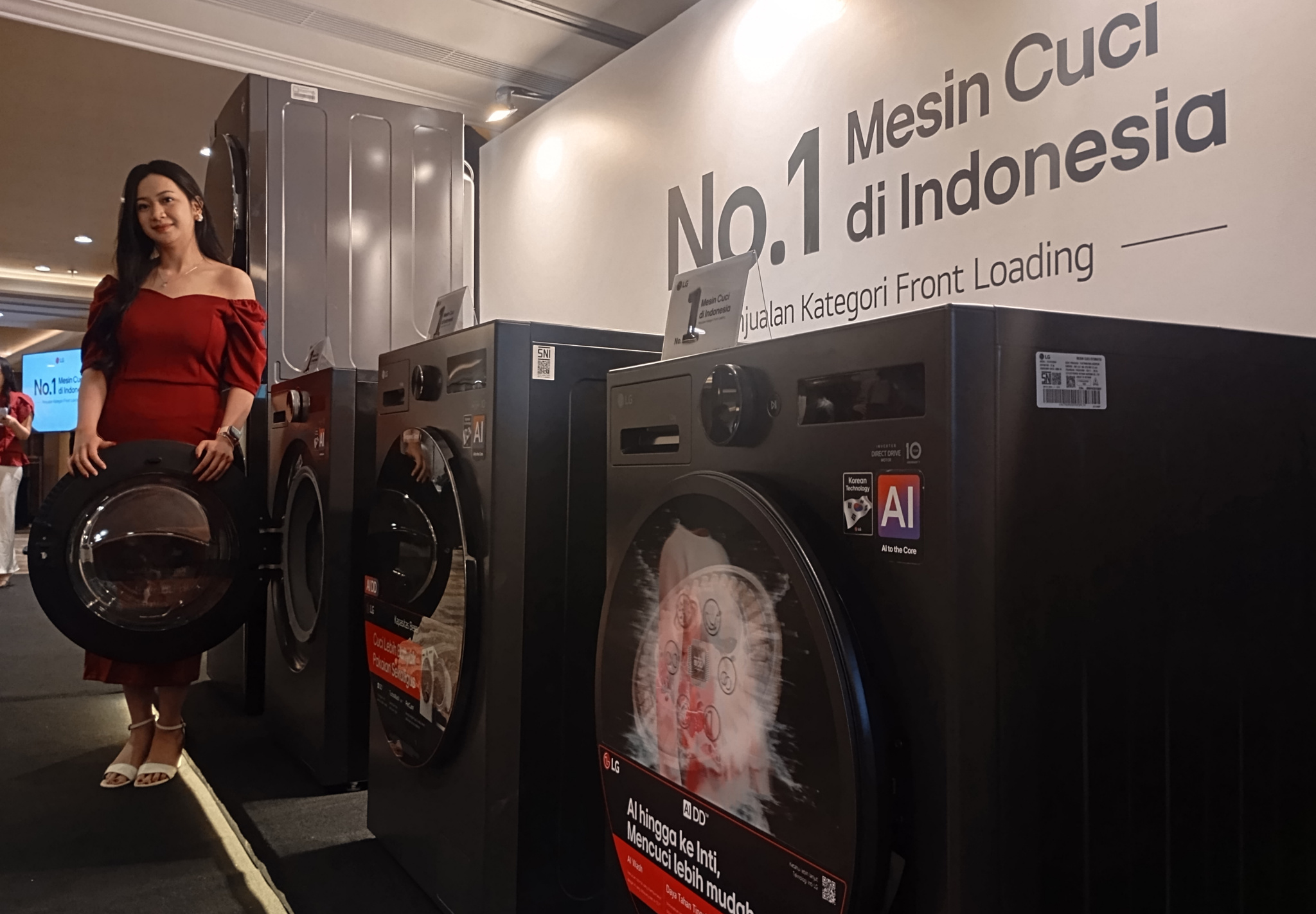 Foto: LG Kukuhkan Posisi sebagai Pemimpin Pasar Mesin Cuci Front Loading 2026