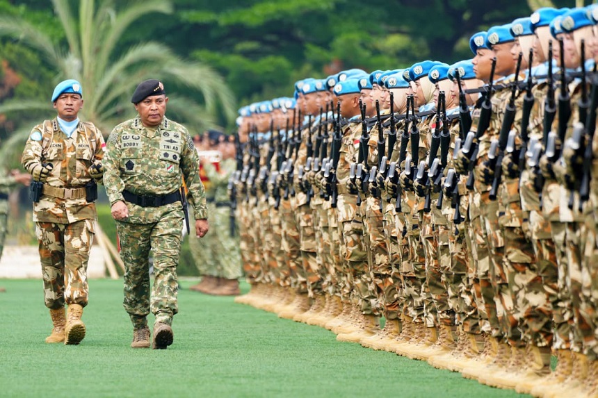 Foto: Satgas BGC TNI Konga XXXIX-G Monusco Tiba di Tanah Air.