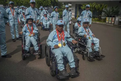 Berita Foto : Pemerintah Berikan Bonus kepada Atlet Peraih Medali Asian Games dan Asian Para Games 2026