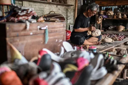 Kerajinan topeng di Bantul tembus pasar internasional