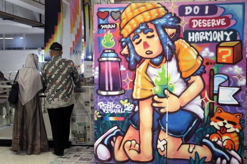 Foto: Pameran Poster Internasional Hadirkan Karya Seniman dari Berbagai Negara di Malang