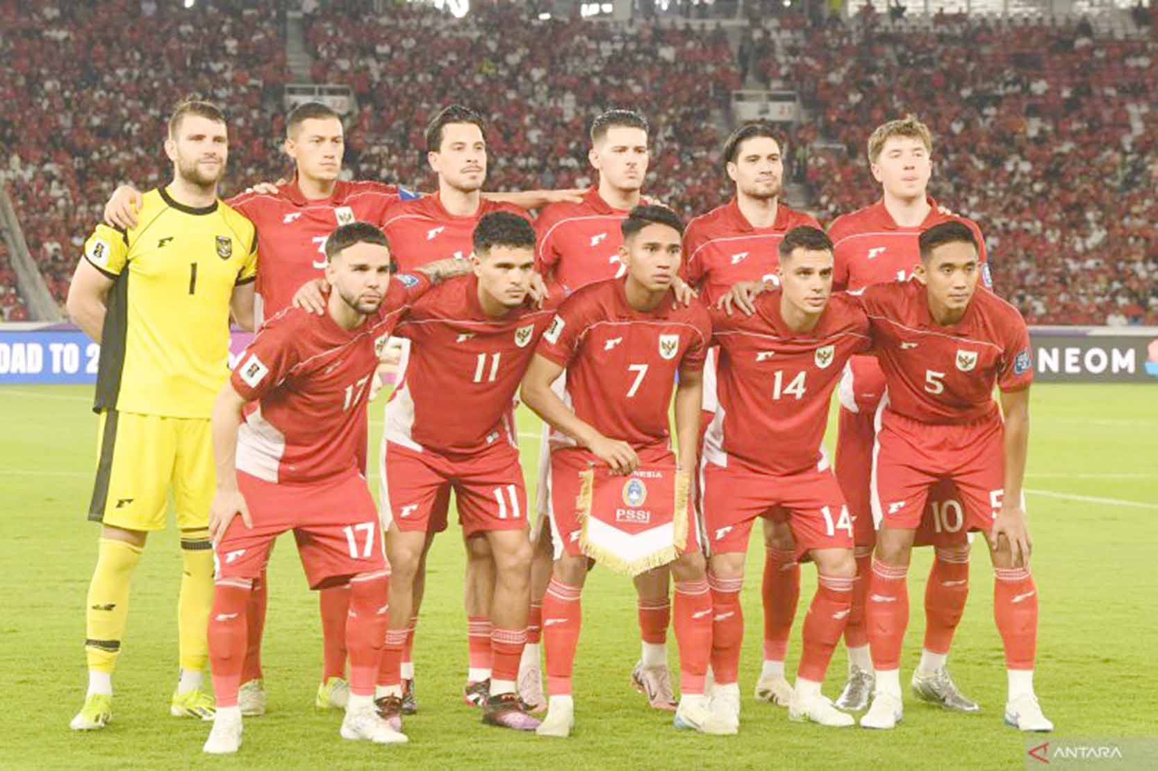 Indonesia Unggul 1-0 Atas Bahrain Berkat Gol Romeny di Babak Pertama