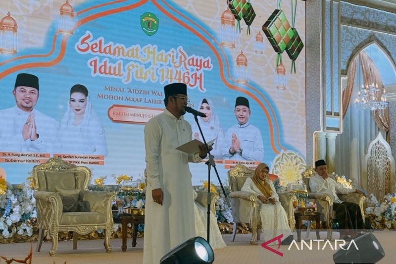 Momen Idul Fitri, Gubernur Kaltim Ajak Warga Peduli dan Doakan Korban Banjir