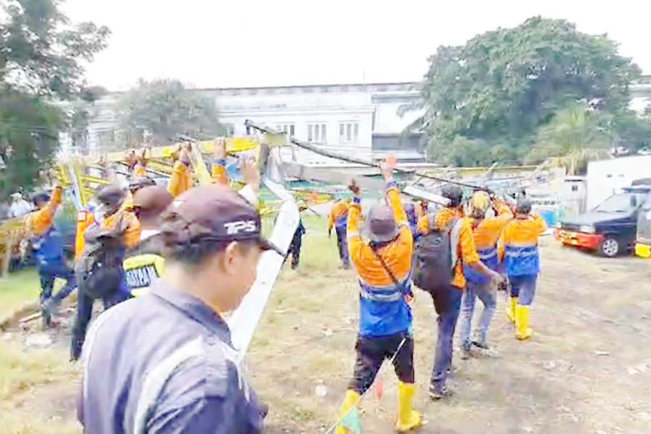 PT KAI Tertibkan Aset di Stasiun Tanjung Priok Jakut