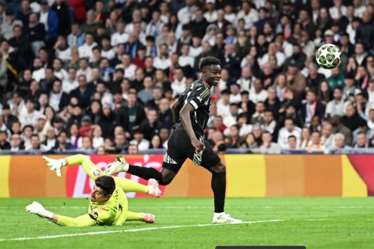 Arsenal Depak Real Madrid dari Liga Champions dengan Skor 2-1 