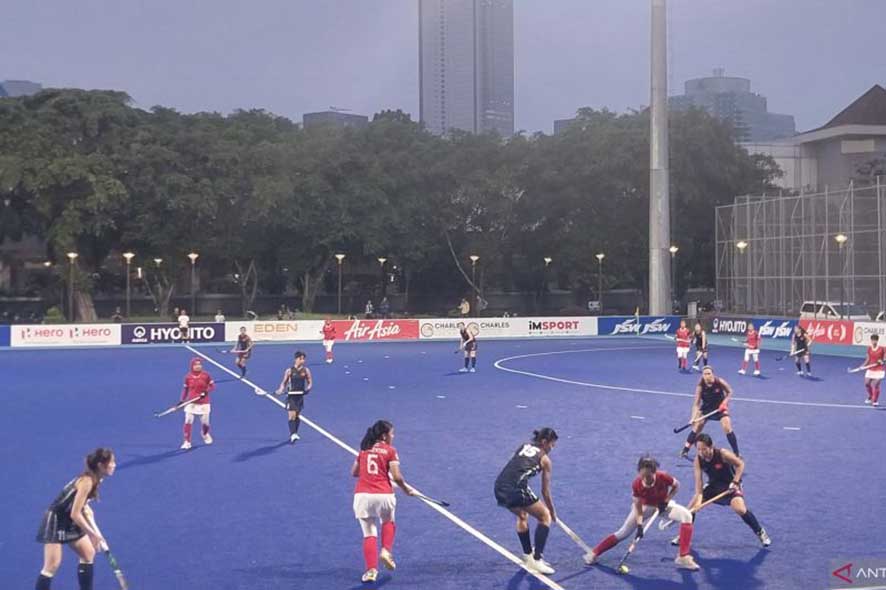 Tim Hoki Putri Indonesia Imbang 1-1 Lawan Uzbekistan