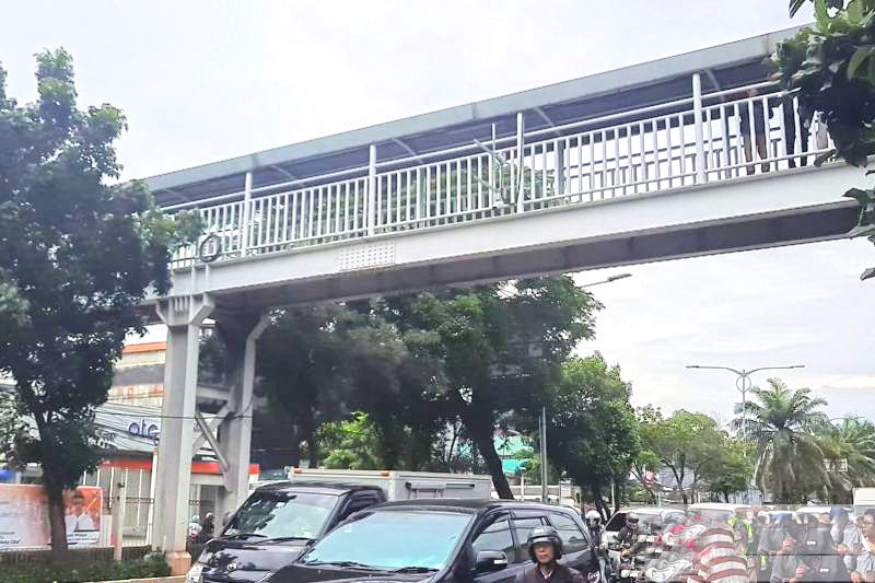 Cegah Pencurian, Lantai JPO bisa Diganti Bahan yang Tidak Laku