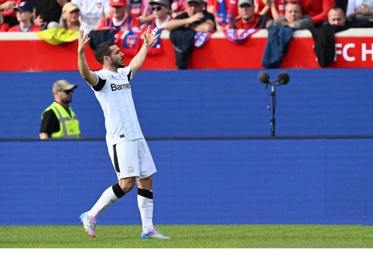 Gol Tunggal Buendia Pelihara Asa Leverkusen Pertahankan Gelar Juara Liga Jerman
