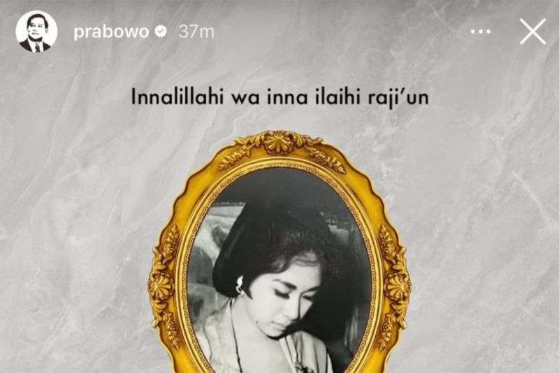 Prabowo Subianto Mengenang Titiek Puspa: Warisan Seni yang Tak Terlupakan