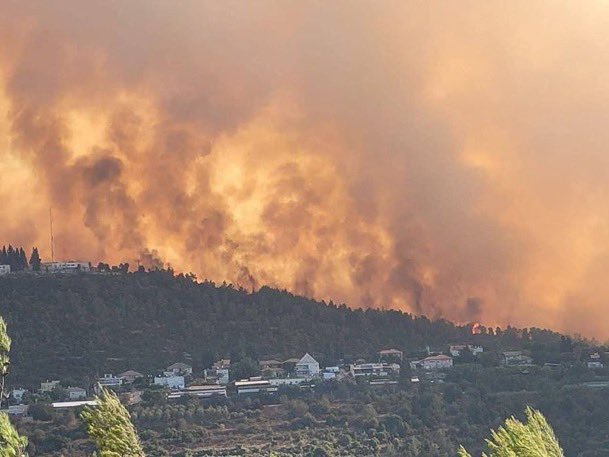 Israel Dilanda Kebakaran Hebat yang Disebut Kebakaran Terhebat Sepanjang Masa di Israel, 5.000 Hektar Lahan Terdampak