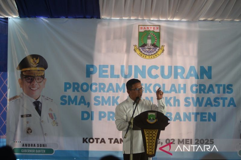 Di Hari Pendidikan Nasional, Pemprov Banten Luncurkan Sekolah Gratis untuk SMA/SMK/Skh