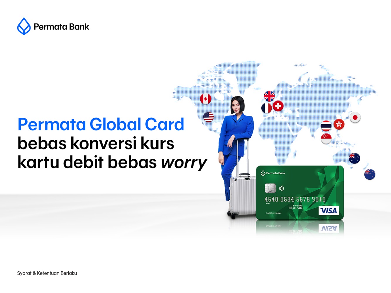 Beri Kemudahan Saat di Luar Negeri, Permata Bank Luncurkan Kartu Debit Bebas Konversi Kurs