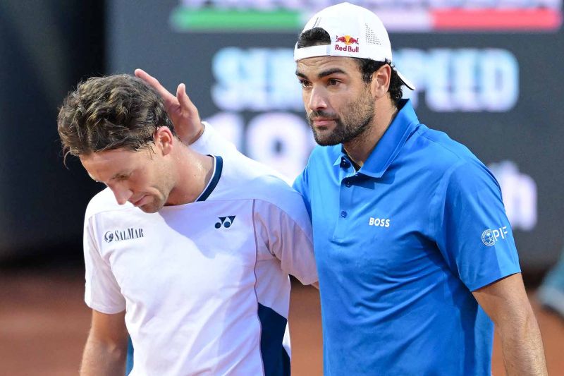 Berrettini Mundur, Ruud Melaju ke 16 Besar di Roma