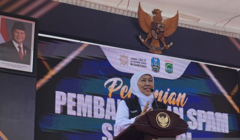 Atasi Masalah Air Bersih, Khofifah Dorong SPAM di Malang