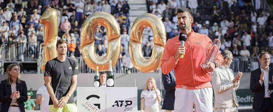 Djokovic Cetak Sejarah 100 Gelar